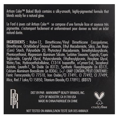 Black Radiance, Artisan Color, Baked Blush, 8306 Toasted Migond, 0,1 uncji (3 g)
