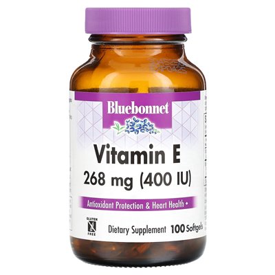 Bluebonnet Nutrition, witamina E, 268 mg (400 IU), 100 miękkich Bluebonnet Nutrition, witamina E, 268 mg (400 IU), 100 miękkich