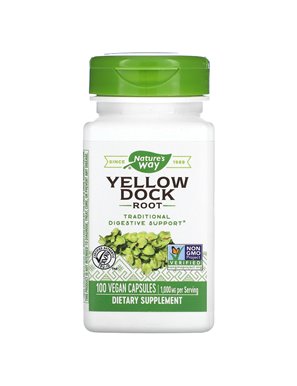 Nature's Way, Ampferwurzel, 1000 mg, 100 vegane Kapseln (500 mg pro Kapsel) Nature's Way, Ampferwurzel, 1000 mg, 100 vegane Kapseln (500 mg pro Kapsel)