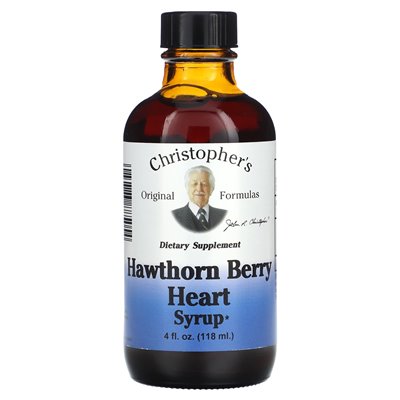 Oryginalne formuły Christophera, syrop hawthorn Berry Heart, 4 Fl Oz (118 ml) Oryginalne formuły Christophera, syrop hawthorn Berry Heart, 4 Fl Oz (118 ml)