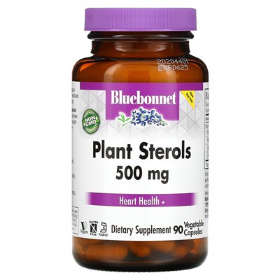 Bluebonnet Nutrition, Plant Sterols, 500mg, 90 Veggie Capsules