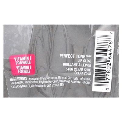 Black Radiance, Perfect Tone, Lipgloss, 5610 Clear Shine, 11,8 ml (0,4 fl. oz.)