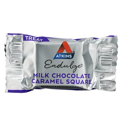 Atkins, Leckerbissen, Schokoladen-Karamell-Milch, 15 Stücke, 0,41 oz (11,5 g)