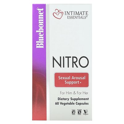 Bluebonnet Nutrition, Intimate Essentials, Nitro, dla niego i dla niej 60 kapsułek warzywnych Bluebonnet Nutrition, Intimate Essentials, Nitro, dla niego i dla niej 60 kapsułek warzywnych