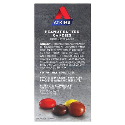 Atkins, Enlulge, Erdnussbutterbonbons, 5 Riegel, 1 oz (28 g)