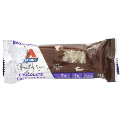Atkins, enlulge, czekoladowy bar kokosowy, 10 barów, 1,41 uncji (40 g)