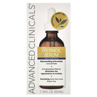 Advanced Clinicals, Retinol Serum, Anti-Wrkle, 1,75 Fl Oz (52 ml)