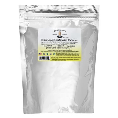 Christopher's Original Formulas, Yellow Dock, Combination Cut, 16 Ounce