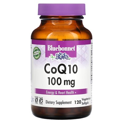 Bluebonnet Nutrition, COQ10, 100 mg, 120 wegetariańskich miękkich Bluebonnet Nutrition, COQ10, 100 mg, 120 wegetariańskich miękkich