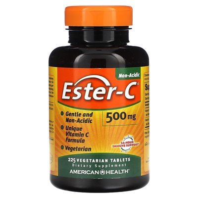 American Health, Ester-C, 500 mg, 225 vegetarische Tabletten