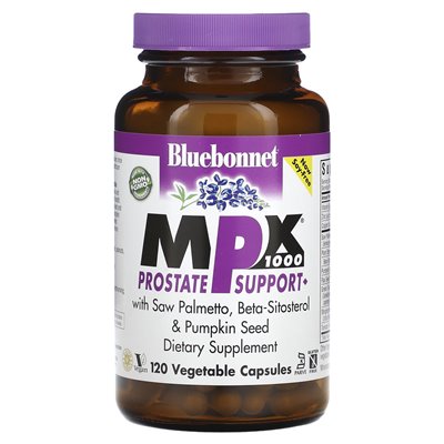 Bluebonnet Nutrition, MPX 1000, Prostata-Unterstützung, 120 pflanzliche Kapseln