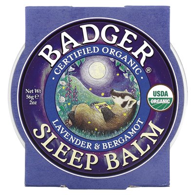 Badger Bio-Schlafbalsam Lavendel Bergamotte 2oz (56g)