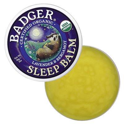 Badger Bio-Schlafbalsam Lavendel Bergamotte 2oz (56g)