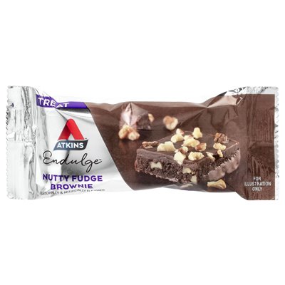 Atkins, Endulge, Nuss-Brownie, 5 Riegel, je 40 g