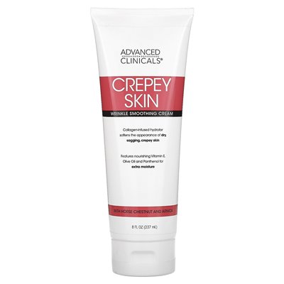 Advanced Clinicals, Crepey Skin, Faltenglättungscreme, 8 Fl Oz (237 ml)