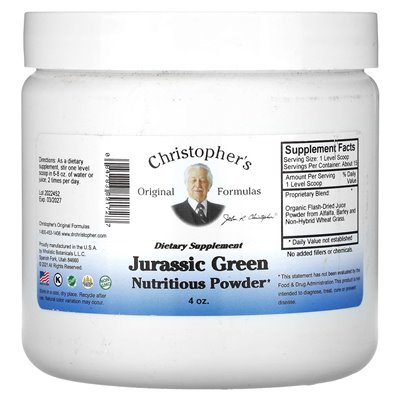 Christopher's Original Formulas Jurassic Green Nutritious Powder 4oz