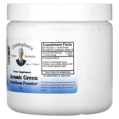 Christopher's Original Formulas Jurassic Green Nutritious Powder 4oz