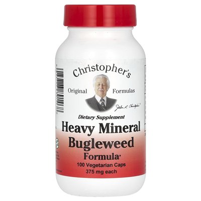 Christopher's Original Formulas, Heavy Formula with Mineral Humping, 375mg, 100 Veggie Caps (750mg per capsule)