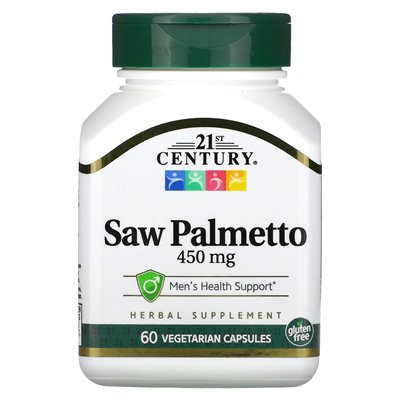 21st Century, Palmetto, 450 mg, 60 Vegetarian Capsules
