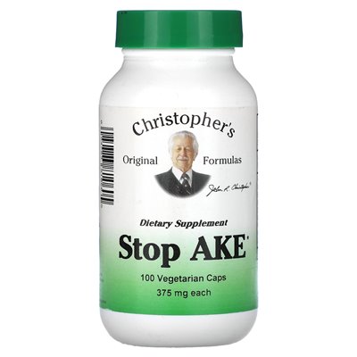Christopher's Original Formulas, Stop-Ache, 375 mg, 100 Vegetarian Caps Christopher's Original Formulas, Stop-Ache, 375 mg, 100 Vegetarian Caps