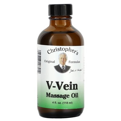Christopher's Original Formulas, V-Vein Massage Oil, 4 fl Oz (118 ml)