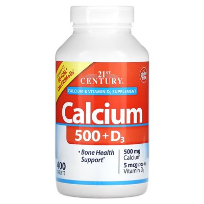 21. Jahrhundert, Calcium 500 + D3, 400 Tabletten