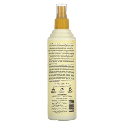 Burt's Bees, Deodorizing Spray For Dogs With Charcoal, Manuka Honey, 10 fl oz (296 ml) Burt's Bees, Deodorizing Spray For Dogs With Charcoal, Manuka Honey, 10 fl oz (296 ml)