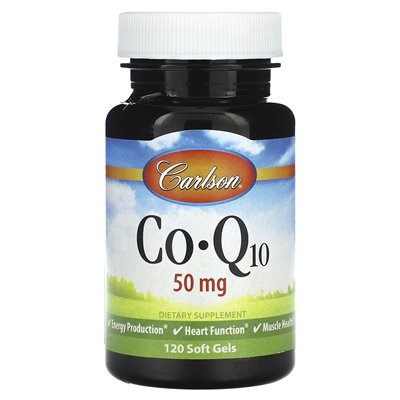 Carlson, COQ10, 50 mg, 120 Soft