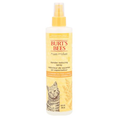 Burts Bees, Spryska redukująca sierść dla kotów z mączką owsianą koloidalną i aloesem, 10 fl oz (296 ml) Burts Bees, Spryska redukująca sierść dla kotów z mączką owsianą koloidalną i aloesem, 10 fl oz (296 ml)