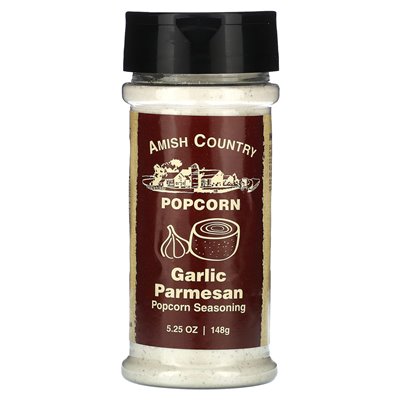 Amish Country Popcorn, Popcorn Seasoning, Garlic Parmesan, 5.25 oz (148 g)
