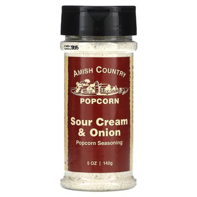 Amish Country Popcorn, Popcorn-Gewürz, Sauerrahm und Zwiebeln, 5 Unzen (142 G)