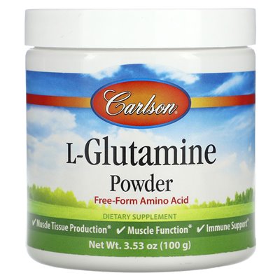 Carlson, L-Glutamin-Pulver, 3,53 oz (100 g)