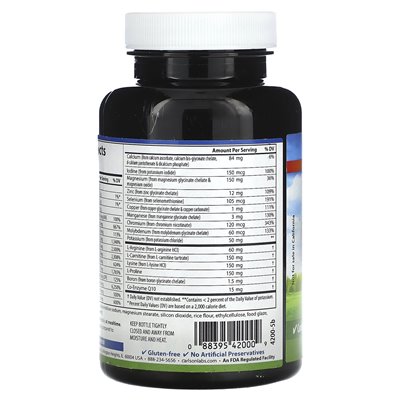 Carlson, Cardio Complete, zaawansowane sercowo -naczyniowe multi, 90 tabletek Carlson, Cardio Complete, zaawansowane sercowo -naczyniowe multi, 90 tabletek