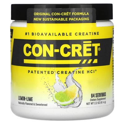 Con-Cret, Patented Creatine HCl, Lemon-Lime, 2.2 oz (61.4 g) Con-Cret, Patented Creatine HCl, Lemon-Lime, 2.2 oz (61.4 g)