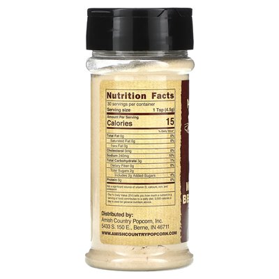 Amish Country Popcorn, przyprawy popcornu, Maple Bacon BBQ, 4,75 uncji (134 g) Amish Country Popcorn, przyprawy popcornu, Maple Bacon BBQ, 4,75 uncji (134 g)