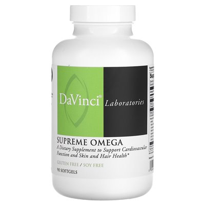 DaVinci Laboratories of Vermont, Supreme Omega, 90 softgels