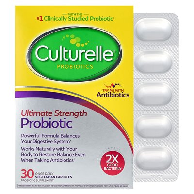 Culturelle, Probiotyki, Probiotyk Ostateczny, 20 miliardów CFU, 30 kapsułek wegetariańskich