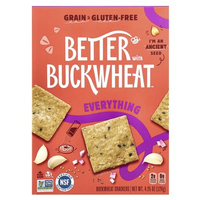 Besser mit Buchweizen, Buchweizencracker, Alles, 4,25 oz (120 g)