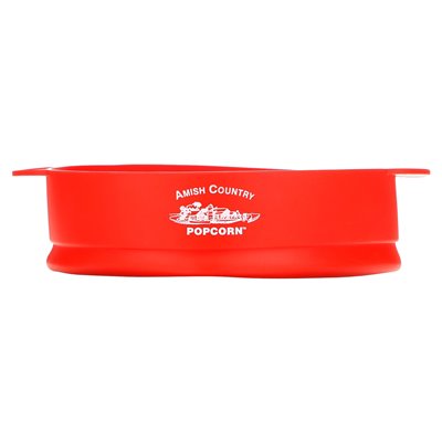 Amish Country Popcorn, Silicone Popcorn Maker, Red, 4 Pack