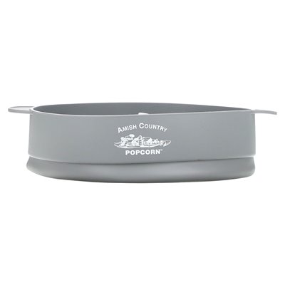 Amish Country Popcorn, Silikon-Popcornmaker für die Mikrowelle, grau, 4er-Pack Amish Country Popcorn, Silikon-Popcornmaker für die Mikrowelle, grau, 4er-Pack