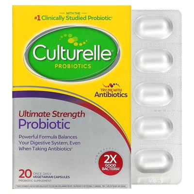 Culturelle, Probiotyki, Probiotyk Ostateczny, 20 raz dziennie wegetariańskie kapsułki