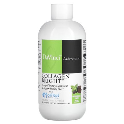 DaVinci Laboratories of Vermont, Collagen Bright, Mint Chocolate, 7,6 fl oz (225 ml)