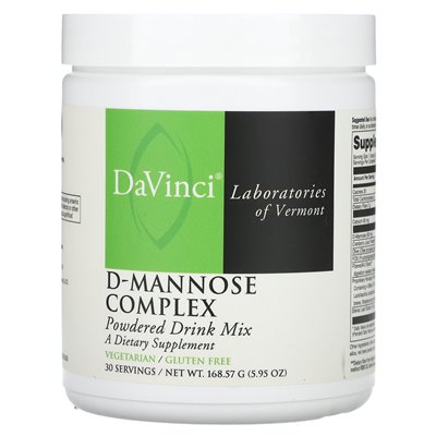 DaVinci Laboratories of Vermont, D-Mannose-Komplex, Getränkepulvermischung, 5,95 oz (168,57 g) DaVinci Laboratories of Vermont, D-Mannose-Komplex, Getränkepulvermischung, 5,95 oz (168,57 g)