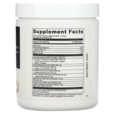 DaVinci Laboratories of Vermont, Enz-Flame, Powder Drink Mix, 9,52 uncji (270 g)