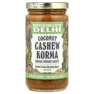 Brooklyn Delhi, Indian Simmer Sos, Coconut Nerrigher Korma, Mild, 12 uncji (340 g) Brooklyn Delhi, Indian Simmer Sos, Coconut Nerrigher Korma, Mild, 12 uncji (340 g)