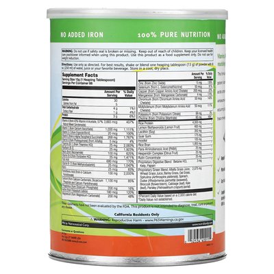 All One, Nutritech, Green Phyto Base, Multi Vitamin & Mineral Powder, Unbeatable, 2.2 lbs (1000 g)