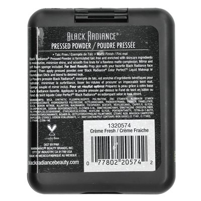 Black Radiance, Kompaktpuder, 1320574 Creme Fresh, 0,16 oz (4,7 g)