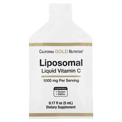 California Gold Nutrition, Liposomal Vitamin C, Unchanged, 1000mg, 30 Sachets