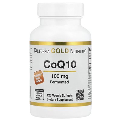 California Gold Nutrition, COQ10, 100 mg, 120 wegetariańskich softgels