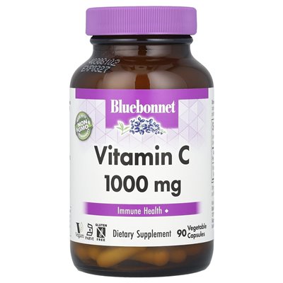 Bluebonnet Nutrition, Vitamin C, 1000 mg, 90 Gemüsekapseln